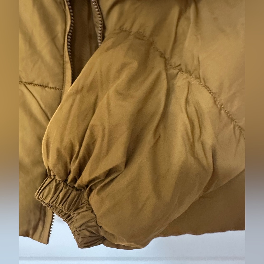 Double Zero Tan Puffer Jacket